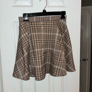 Vintage style Plaid mini skirt